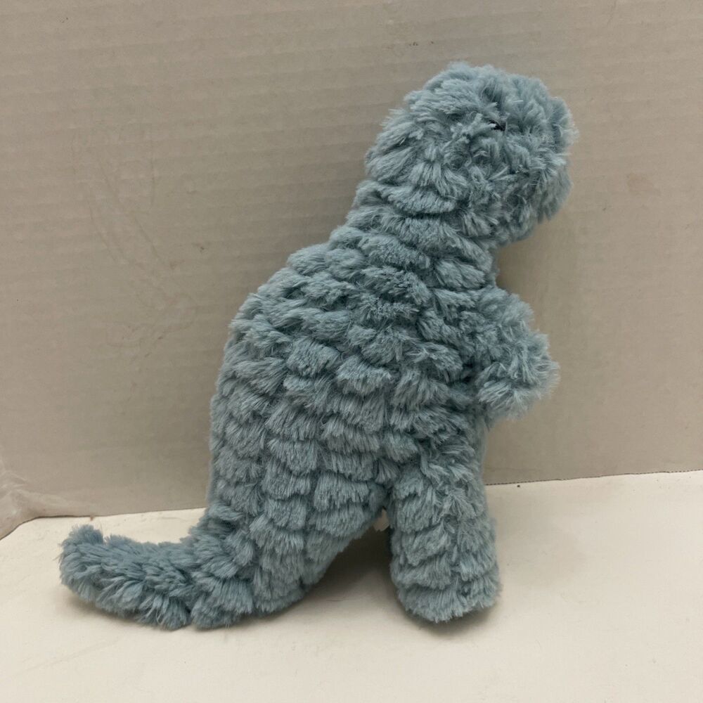Manhattan Toy Little Jurassics Nibble T-Rex Plush Stuffed Animal Dinosaur Blue